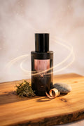 Quite Magnetism sweet cedar house blend perfume bottle by R Squared